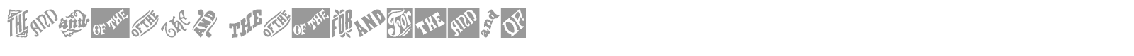 Vintage Catchwords font preview